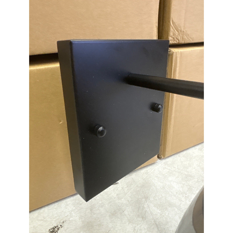 Pack-of-4 Vcozar Glass Wall Lamps, Square Base Modern Black Wall Sconce