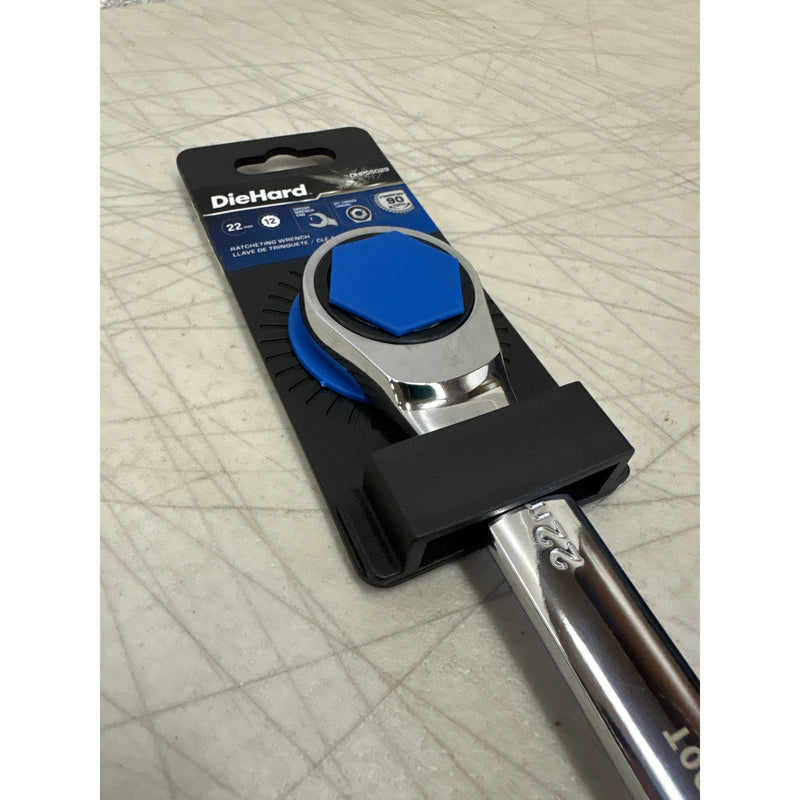 DieHard 22mm Ratcheting Wrench for Precise Automotive Work, 12 Point - DHP55029