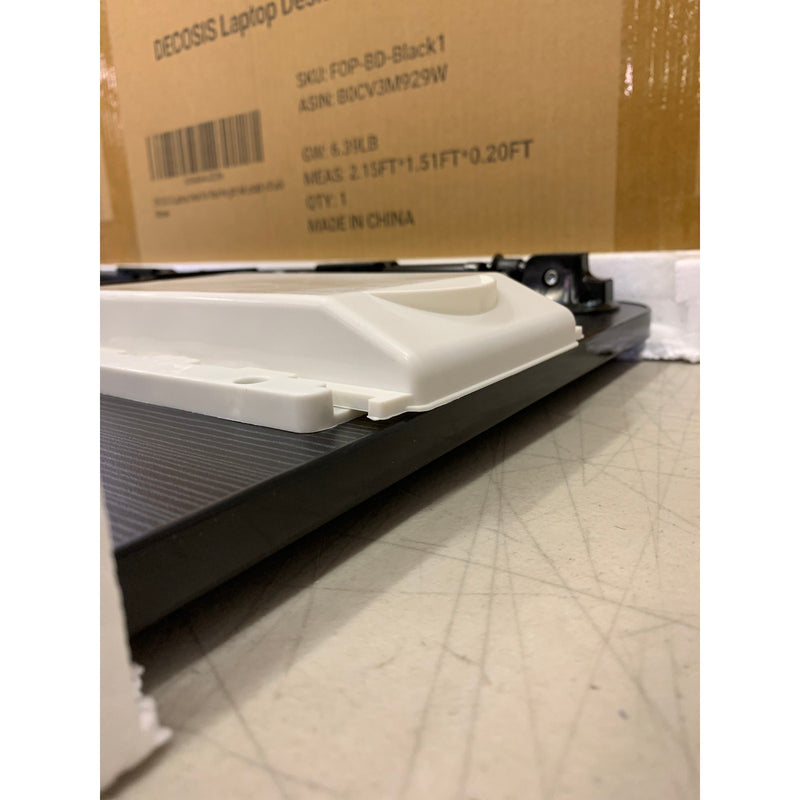 Decosis Laptop Desk for Bed Height Adjustable, Lap Bed Table, Work Top, Black