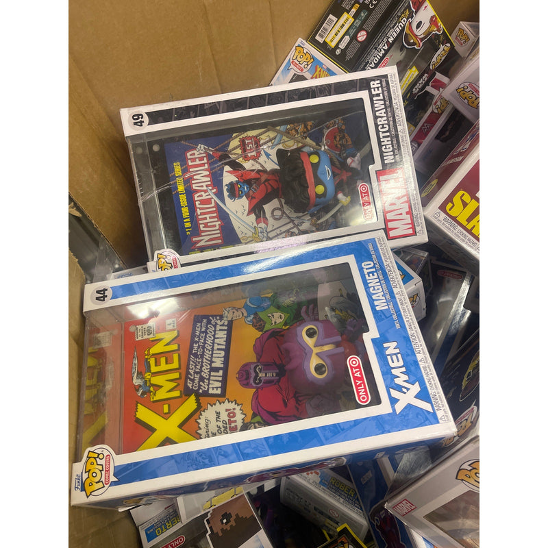 Pallet-of-300 FUNKO POPS IN BOX, MULTIPLE SIZES, Star Wars, Marvel, WWE, Justice League, Avengers