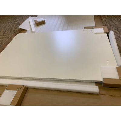 FLEXISPOT Desk Top ONLY No Frame White 48"x30" Rounded Rectangular TB-R4830W-CB