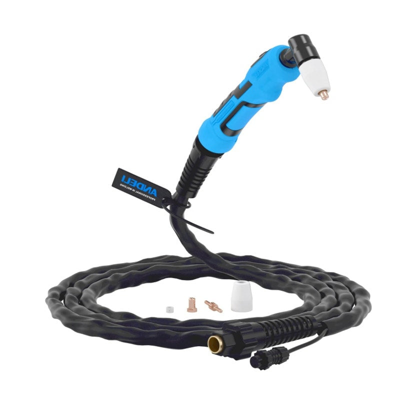 ANDELI PT-31 Plasma Cutting Torch with Cable 13 Ft 40A fit Cut Plasma Machine