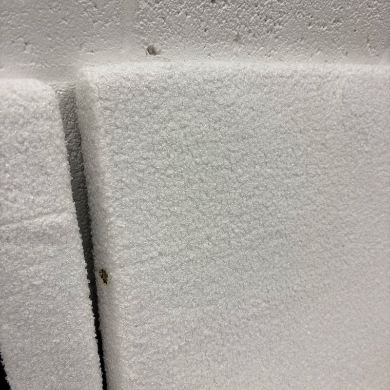 VINGLI Modern Accent Chair Brown Rubber Wood Frame & Lumbar Pillow - Fuzzy White