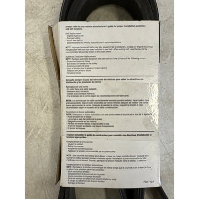 Driveworks V-Ribbed Belt, Meets OEM Requirements, Transmission Belt - 675K7