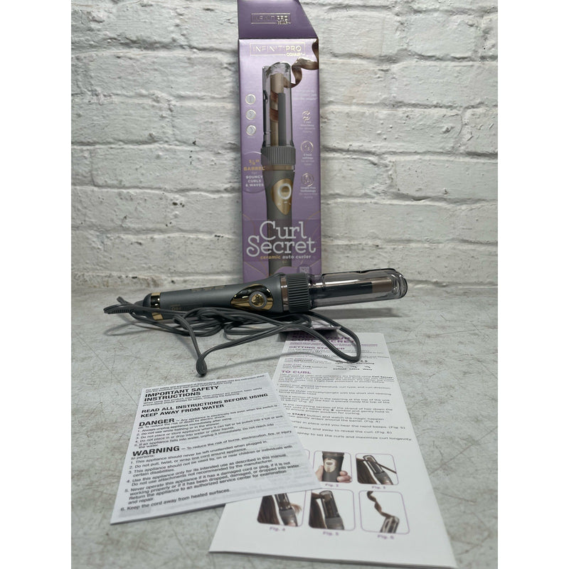 InfinitiPRO by Conair Curl Secret Ceramic Auto Hair Curling Iron, 3/4" Barrel