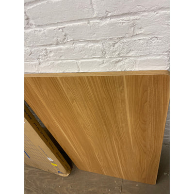 FLEXISPOT 48" x 30" x 1" LIGHT BROWN WOOD Round Corners Desk Top ONLY No Frame