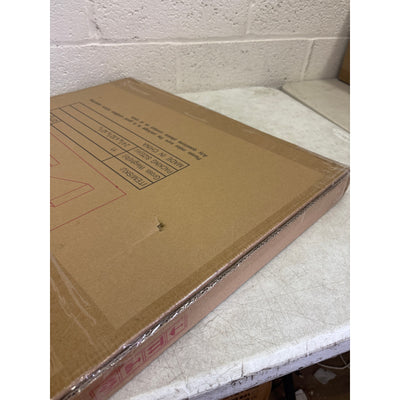 CLBA Matte Gold Mirror 22x30" Rounded Rectangle Aluminum Alloy Framed Vanity