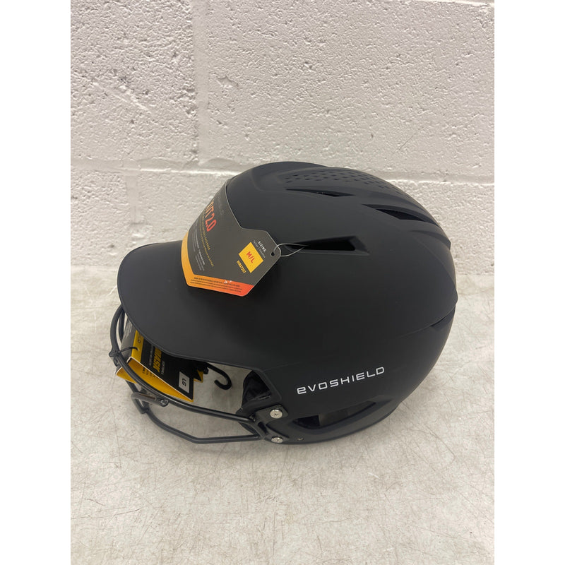 EvoShield XVT 2.0 Matte Batting Helmet with Facemask - Black, Medium/Large
