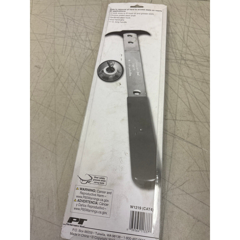 Performance Tool Professional Seal Puller 2 Tip Sizes Removal of Grease/Oil Seal