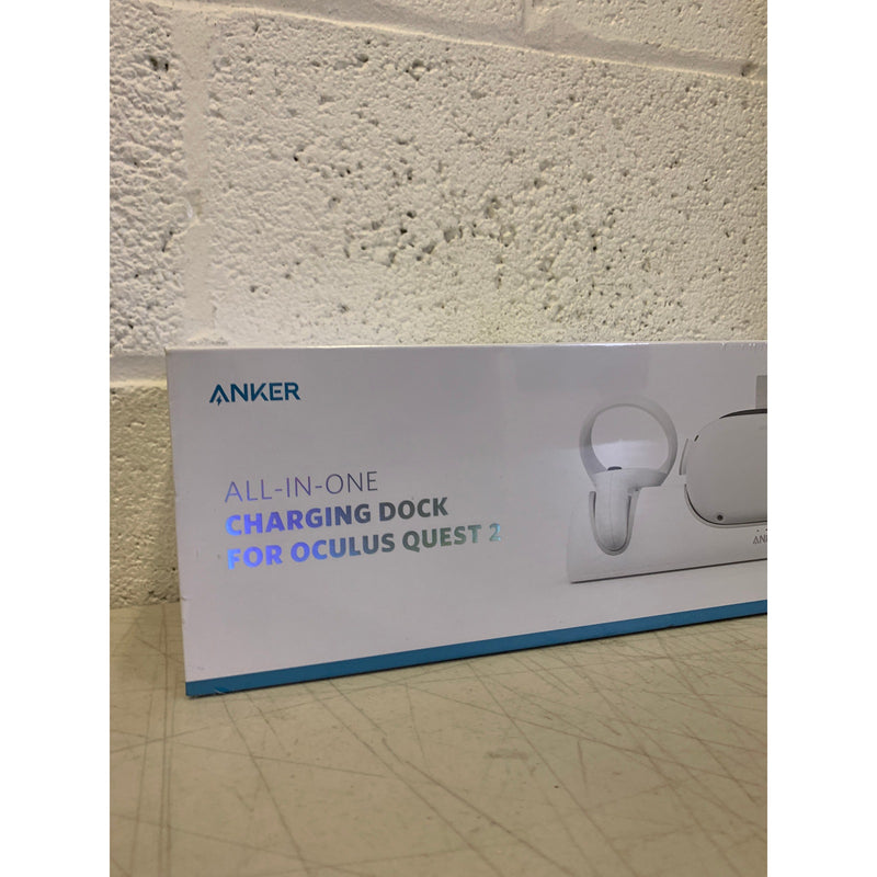 Anker Charging Dock for Oculus Quest 2 Charging Station Stand Set White NEW