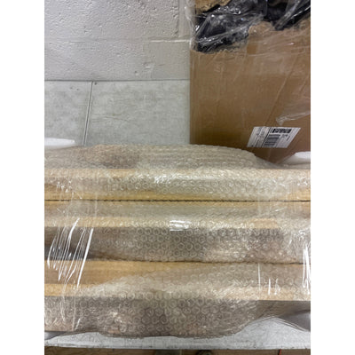 Paquete de 3 baúles apilables de madera maciza Unununu con tapa, 49 cm de ancho