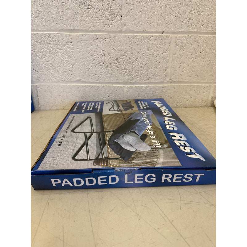 ETNA Padded Supportive Foot/Leg Rest for Chair Couch or Desk - Black