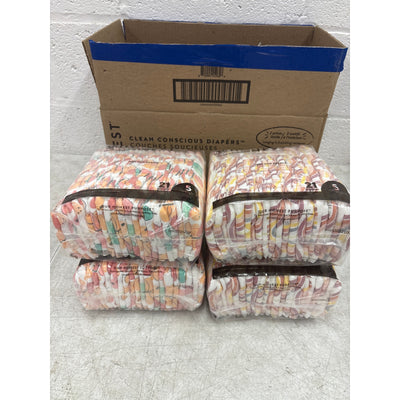 84-Count The Honest Company Size-5 Clean Conscious Diapers for Delicate Skin