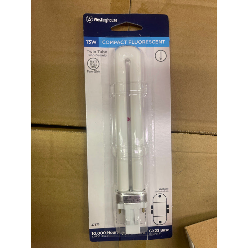 6 PACK Westinghouse Lighting Corp 37375 13-watt Replacement Bulb, Fluorescent