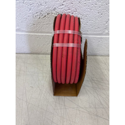 Milton Industries 1/4"x50' Rubber Air Hose, Ultra Lightweight 300 Max PSI - Red