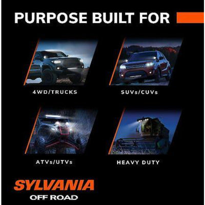 Sylvania Off Road Universal License Plate Bracket, Easy Installation No Drilling