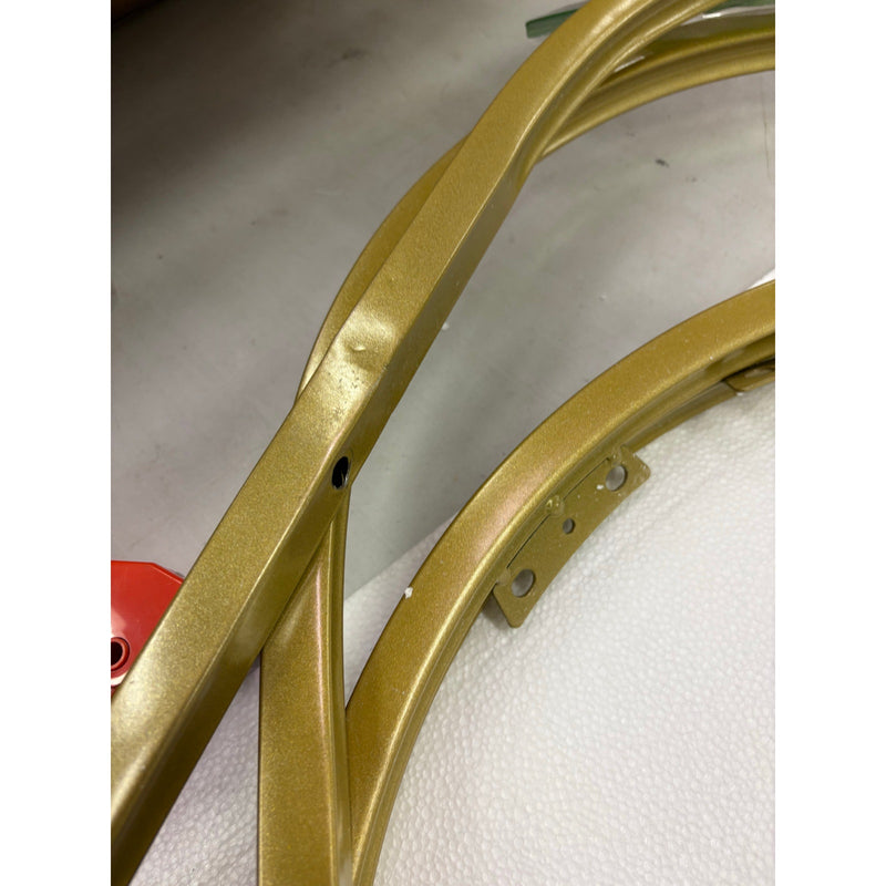 Tribesigns Round End Table, 26" Tall Sofa Side Table, Faux Marble Top, READ