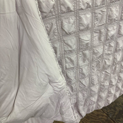 Koolaburra by UGG Full Comforter Set w 2 Pillow Shams, Square Pattern, Beige