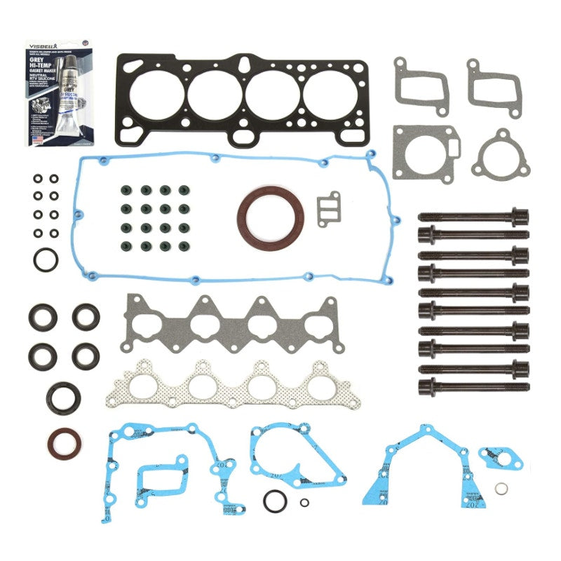 Evergreen Full Gasket Set Head Bolts Fit 06-11 Hyundai Accent Kia Rio FSHB5023C