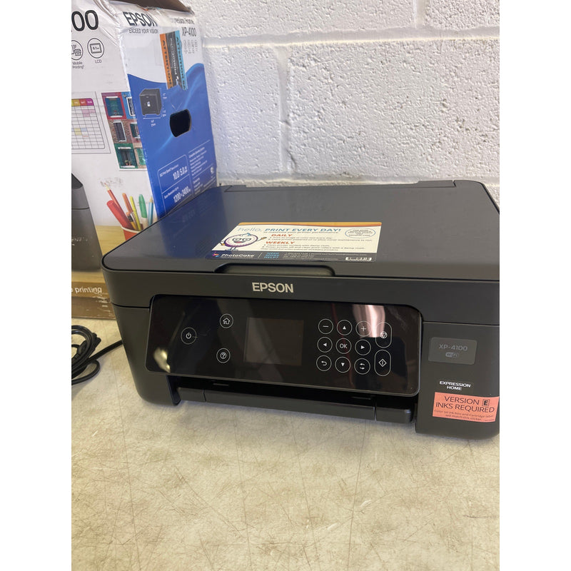 Epson Expression Home Wireless Color Printer with Scanner and Copier XP-4100