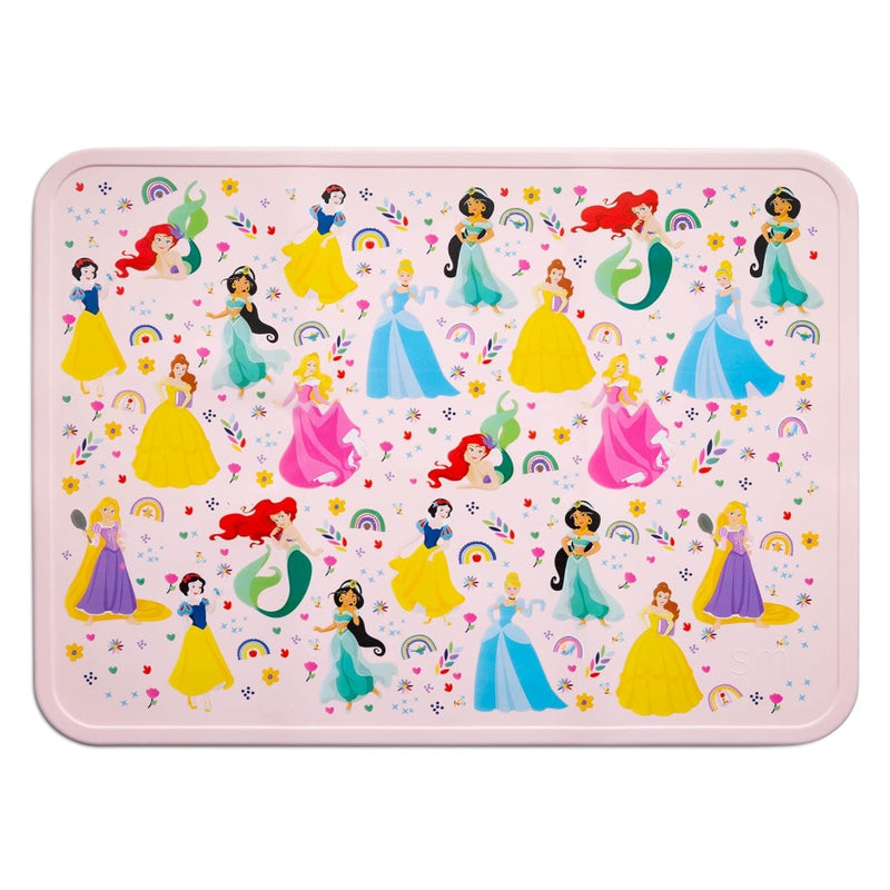 Simple Modern Disney Princess Silicone Placemat Babies Toddlers Kids Non-Slip