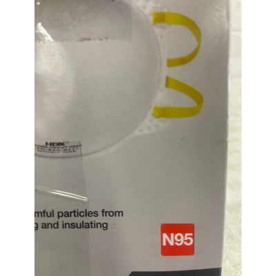 LOT-OF-90 HDX N95 Non Valve Respirator Face Mask, Contour Fit, Head Straps