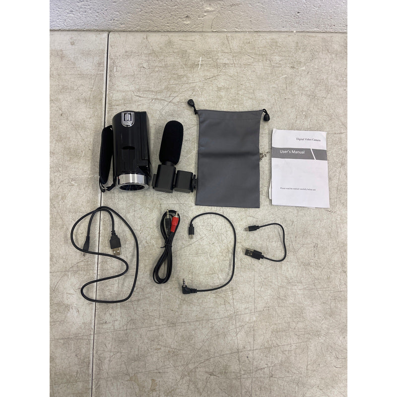 Oak Leaf 24MP Video Camera Camcorder w Mic 2.4K Ultra HD Vlogging Camera