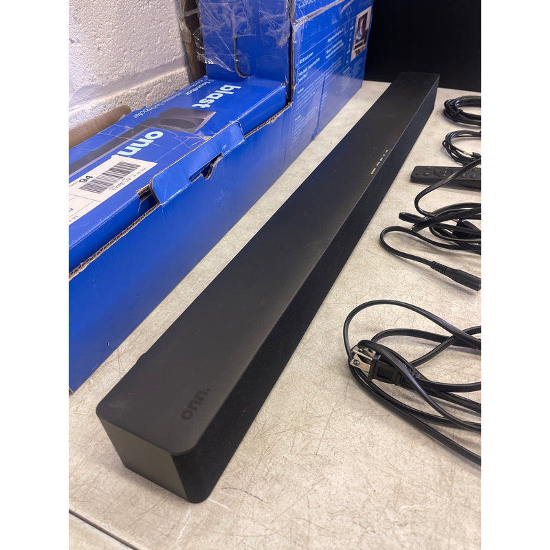 Onn. 32" 2.1 Soundbar w 2 Speakers & Wireless Subwoofer, Bluetooth, 480W, Read