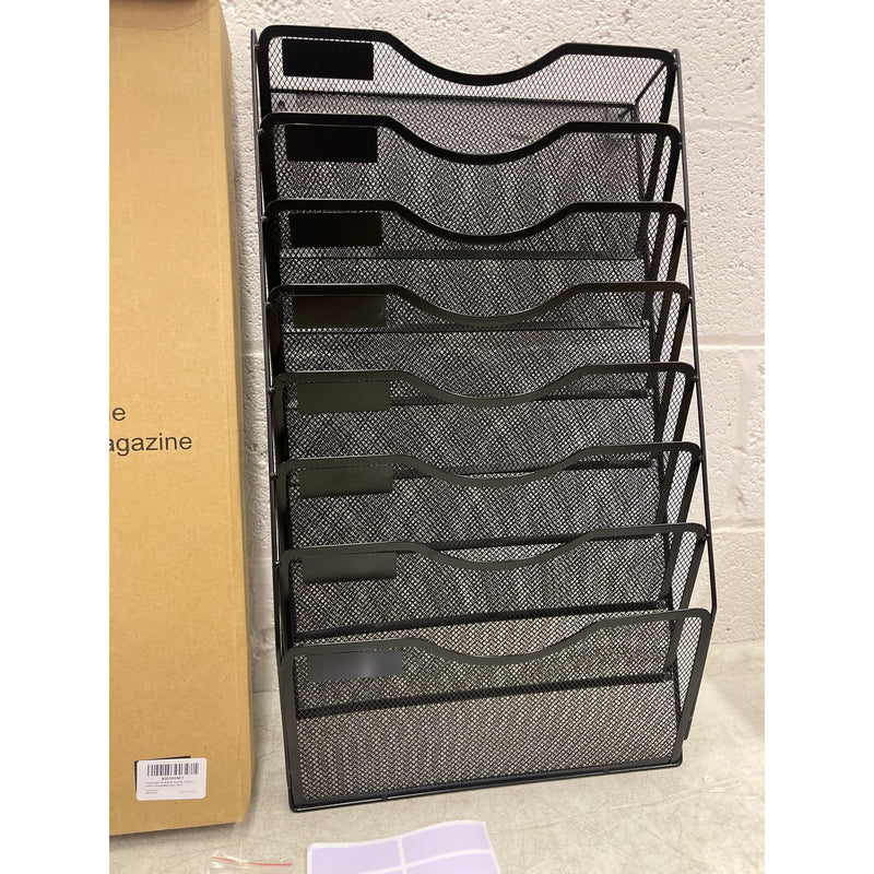 Superbpag Hanging Wall File Organizer 8 Pocket, Wall Mounted, Labeling Stickers