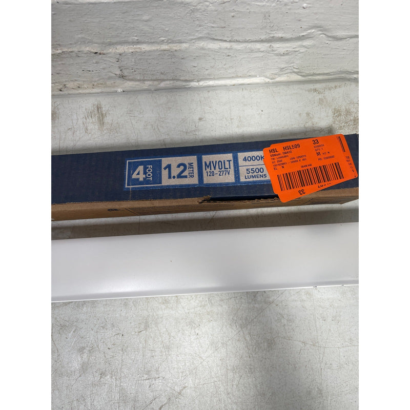 4Ft Lithonia Lighting Strip Light L48 5500LM MVOLT GZ10 40K LED, SEE DETAILS
