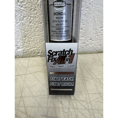 Duplicolor Touch Up Paint Pen Satin Silver Honda & Acura NH623M, 0.25 fl oz