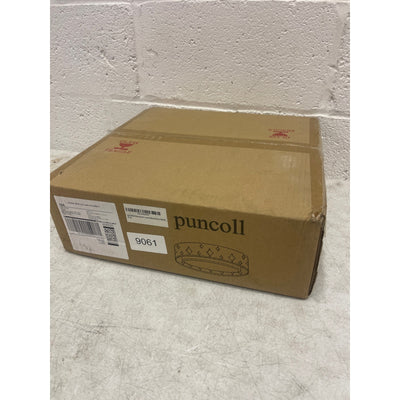 Puncoll Black Flush Mount Light Fixture - 13-inch Ceiling Lights 3000K -C3949 BK