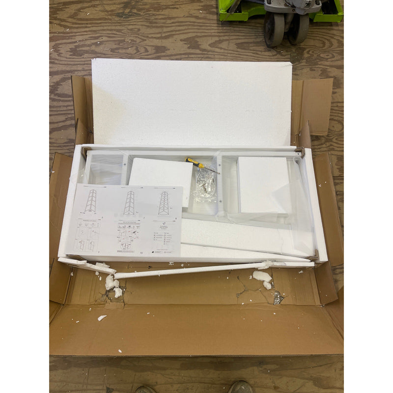 Tribesigns 5-Tier Corner Shelves 70" Tall Corner Ladder Shelf Bookshelf White