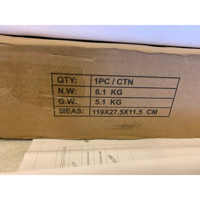 Transitional Handrail Stair Railing Fits 1-Step Iron Rail Kit - Black