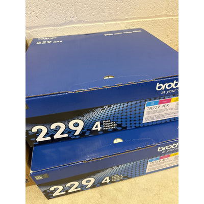 SET-OF-2 Brother Printer Toner Cartridges Black Cyan Magenta Yellow TN2294PK