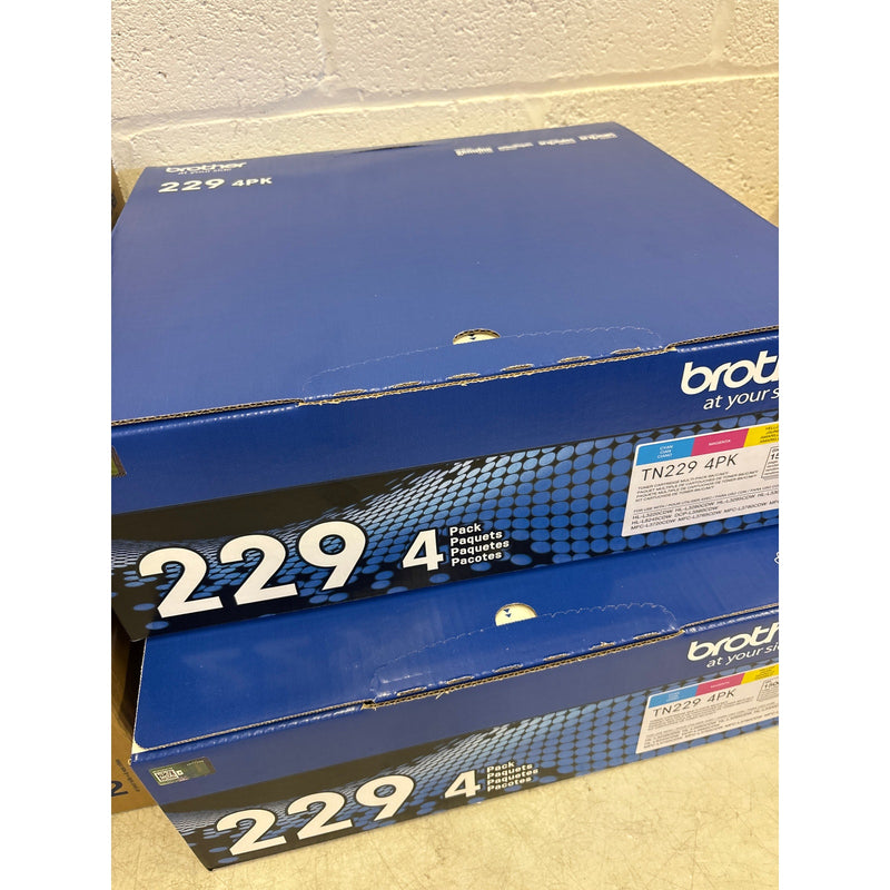SET-OF-2 Brother Printer Toner Cartridges Black Cyan Magenta Yellow TN2294PK