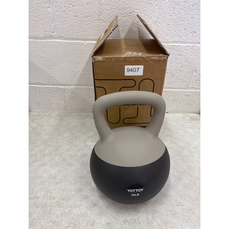 YOTTOY 25 lbs Soft Kettlebell for Strength Training Kettlebell Soft-Sided