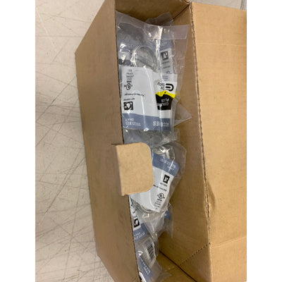 30-PACKS-OF-4 Commercial Electric 1 inch Closure Plugs, Weatherproof- GRAY