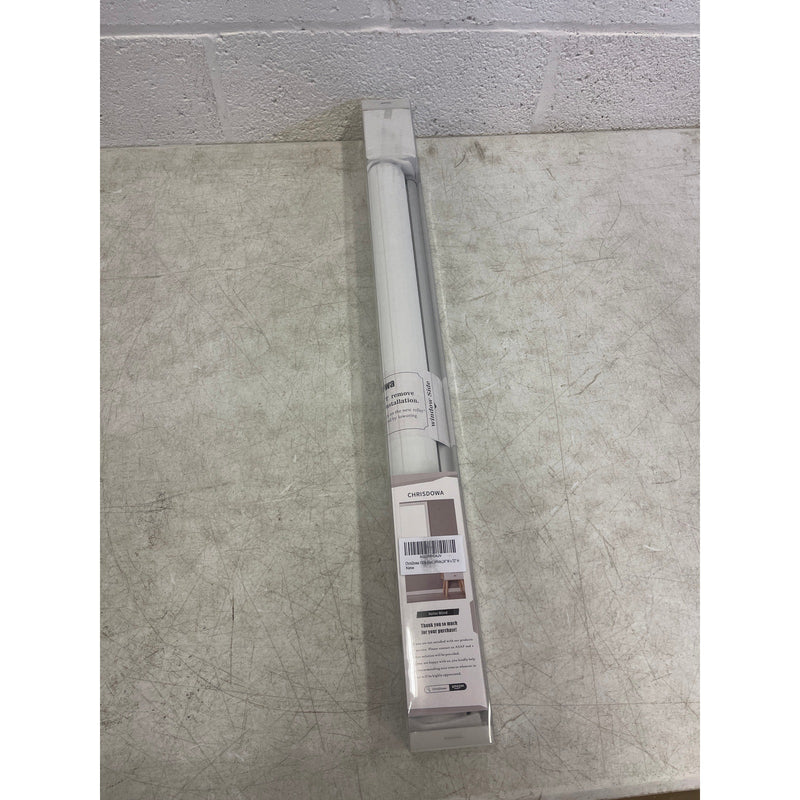 ChrisDowa Cordless Blackout Roller Shades for Windows 24" W x 72" H, White