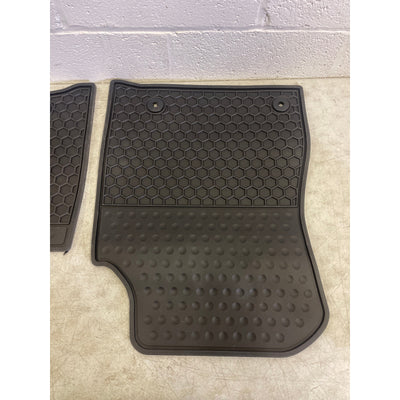 Rubber Car Floor Mats All-Weather Custom Fit for 2016-2024 Dodge Durango 2-Row