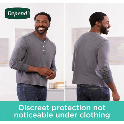 80-Count Depend Fresh Protection Adult Incontinence Underwear Men Small/Medium