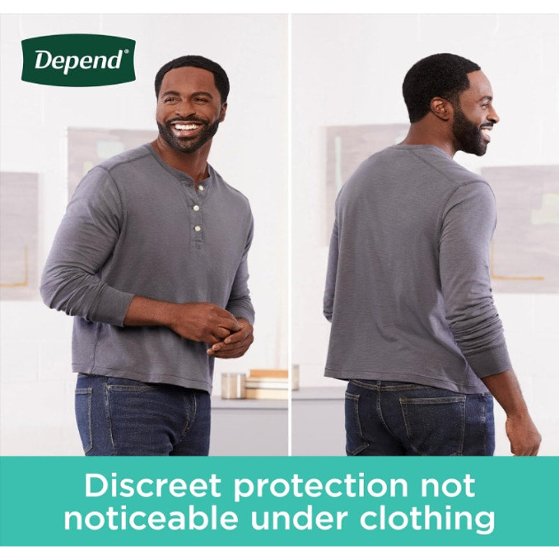 80-Count Depend Fresh Protection Adult Incontinence Underwear Men Small/Medium