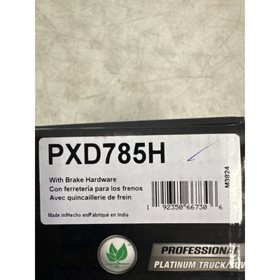 Carquest Professional Platinum Brake Pads w Hardware, Ceramic, Quiet - PXD785H