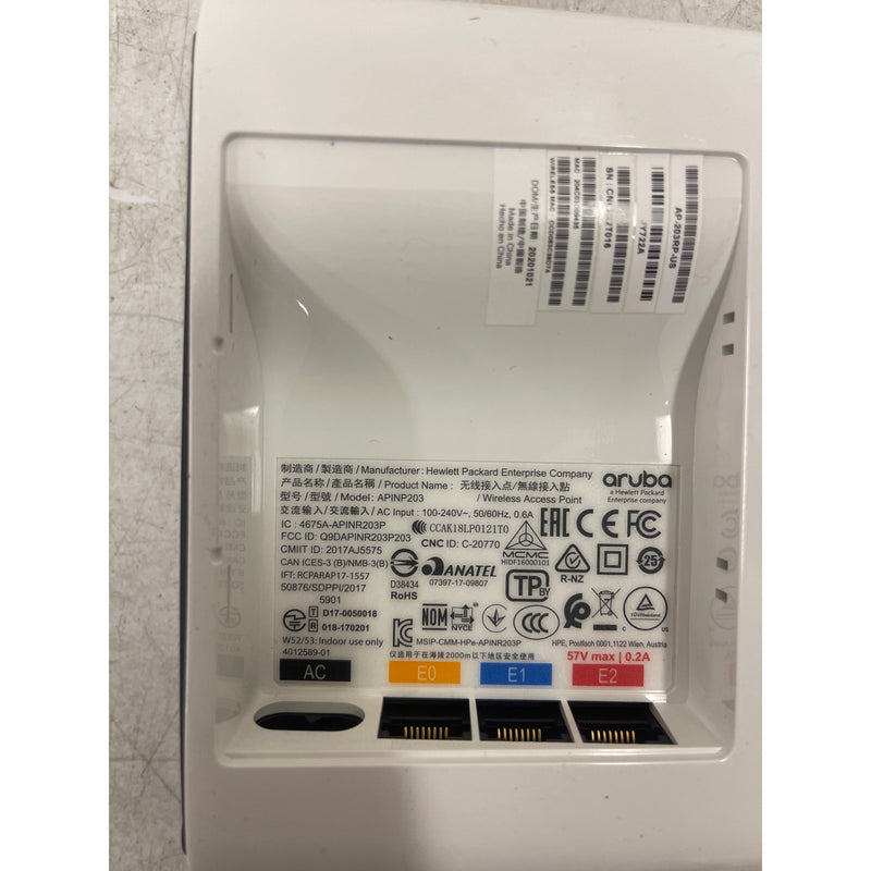 HPE Aruba Wireless Access Point JY714A Dual-Band Wi-Fi 5 Access Points AP-203RP