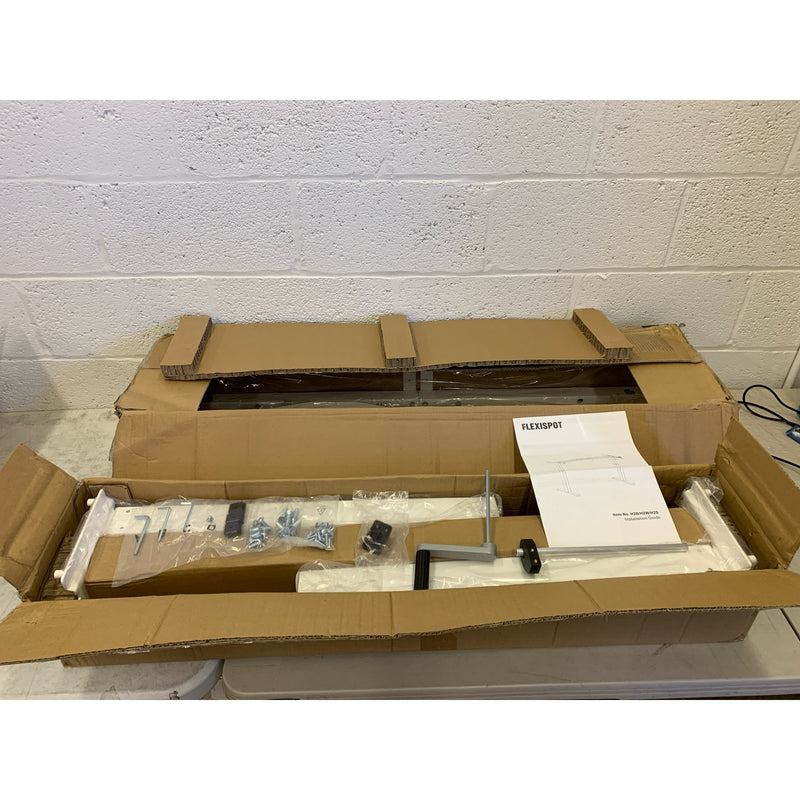 Flexispot Standing Desk Frame, Hand Crank for Height Adjustment White H2W
