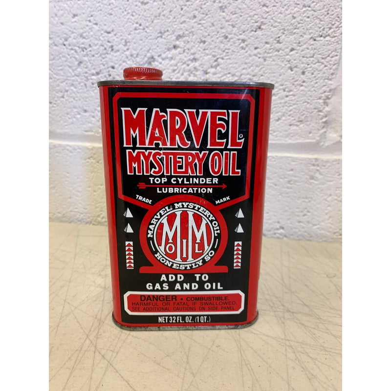 5-PACK Vintage Marvel Mystery Oil Can Top Cylinder Lubrication Additive 32oz