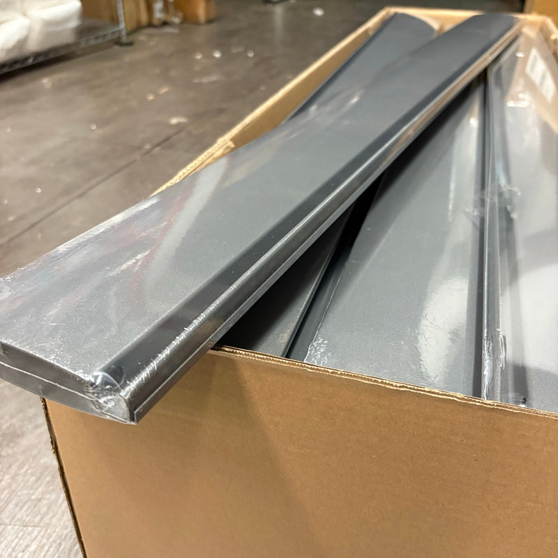 60-Pcs Aluminum Louvered Roof Panels for Pergola, Gray, 54"x5" TS302GR1