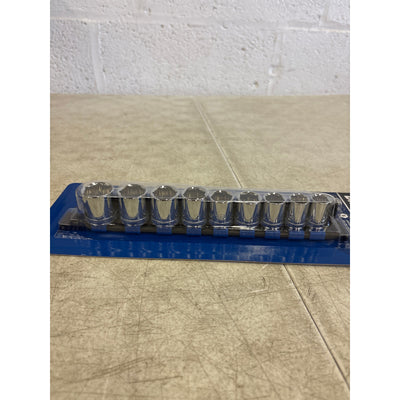 DieHard 1/4" & 3/8" Drive AntiSlip Socket Set Metric 20 Piece Hand Tool DHP55313