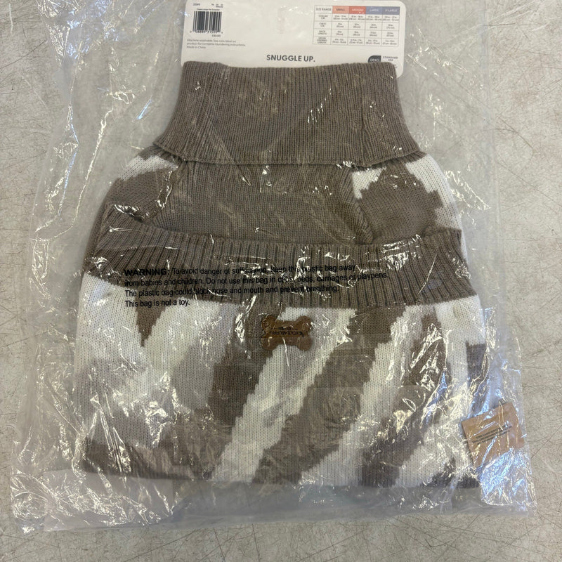 Koolaburra UGG Pet Owen Mildura Dog Sweater 17-18" Collar Abstract Stripes Large