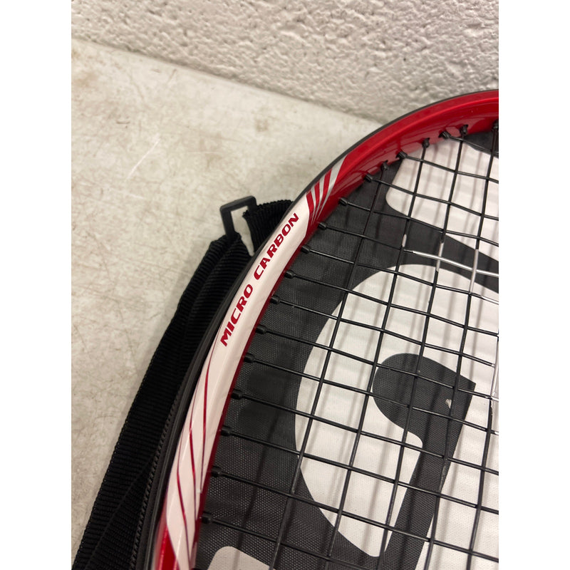 Teloon Adult Recreational Tennis Rackets 27 Inch X-Blade V6 Micro Carbon - Red
